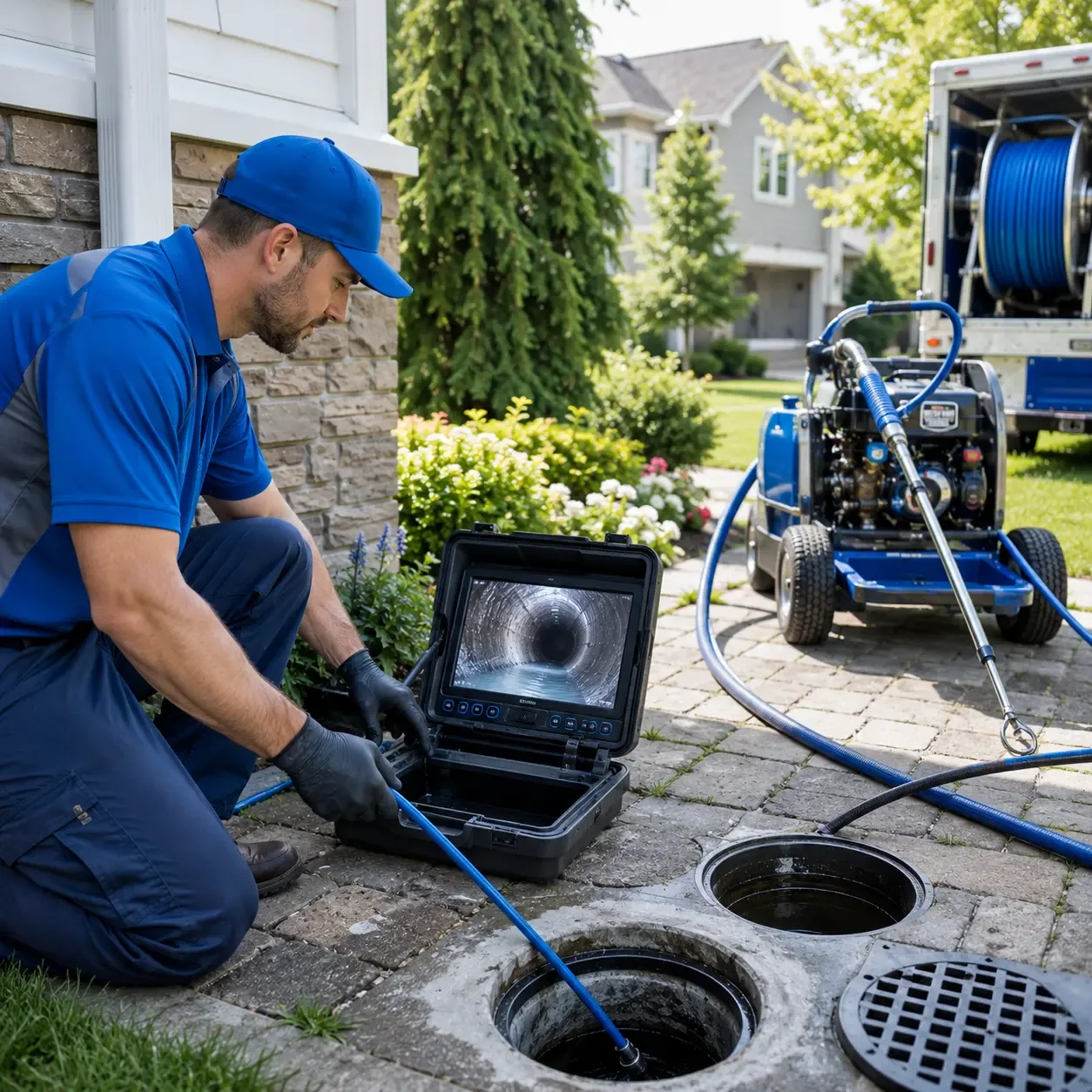 Outdoor drain cleaning professionals serving Pemberton, NJ